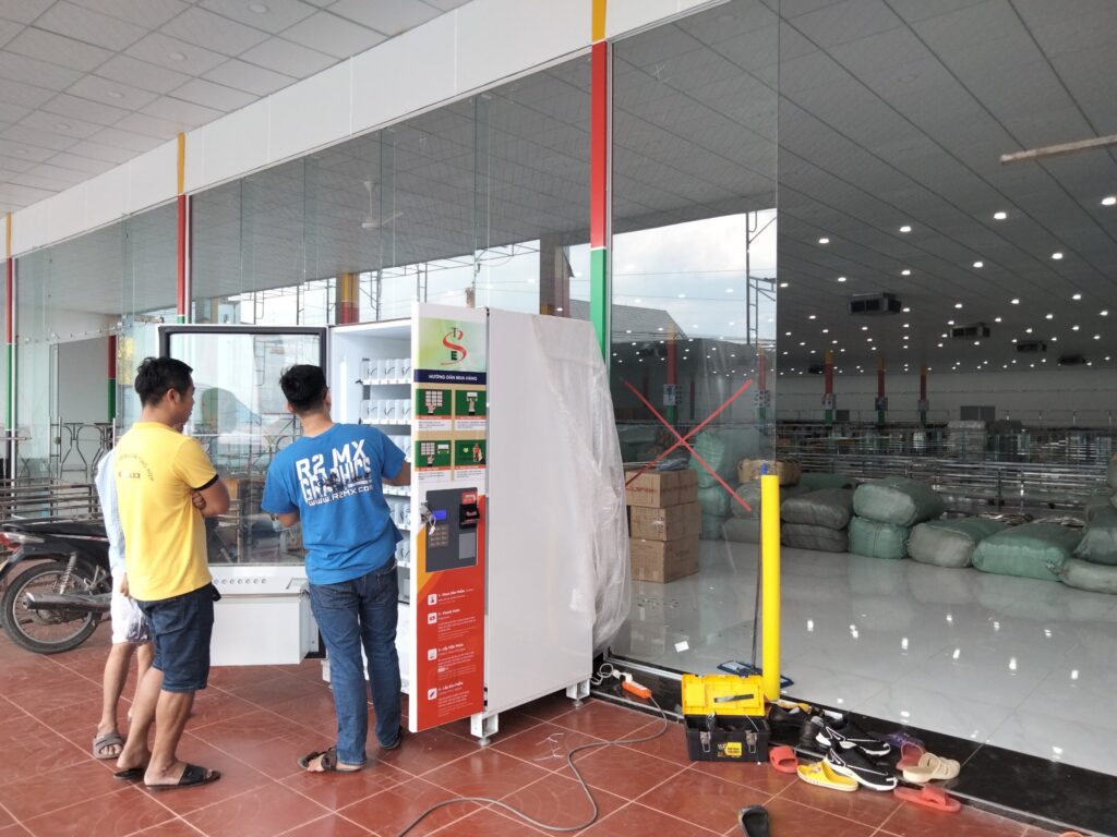 Tsevengding Lắp máy bán hàng tự động tại Tây ninh phục vụ 24/7 Trung tâm mua sắm T-MART